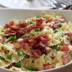 pasta-bacon-peas-cream