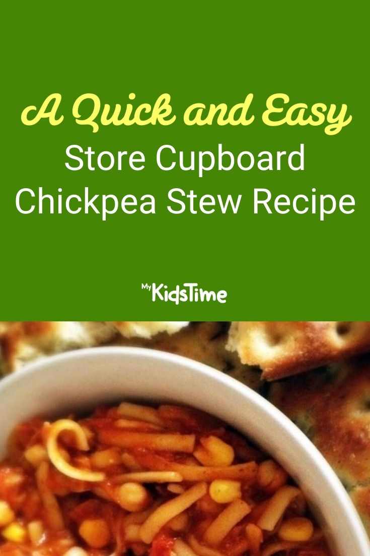 A Quick and Easy Store Cupboard Chickpea Stew Recipe