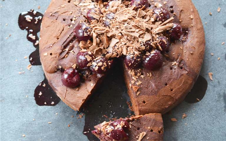 Gluten-Free Chocolate Cherry Cake