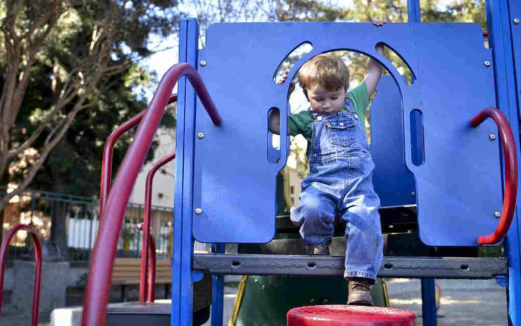 Boy in playground