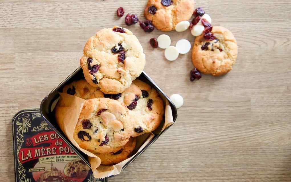 cranberry and white chocolate cookies (1)