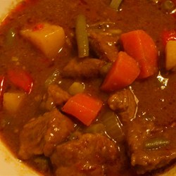 Slow cooker italian beef stew