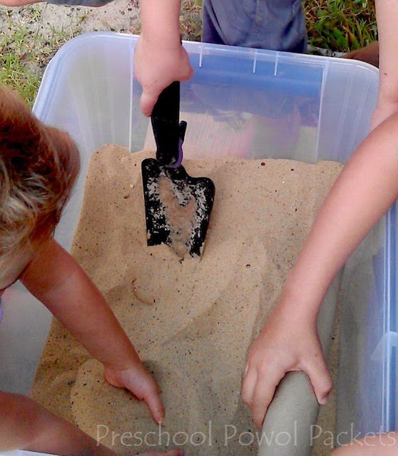 sand sensory challenge