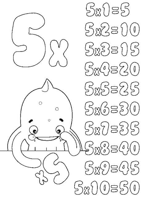 Oncolouring multiplication page Back to school colouring pages multiplication