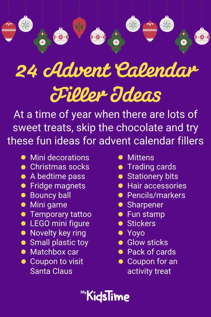 24 of the Jolliest Advent Calendar Fillers That Aren't Candy - Mykidstime