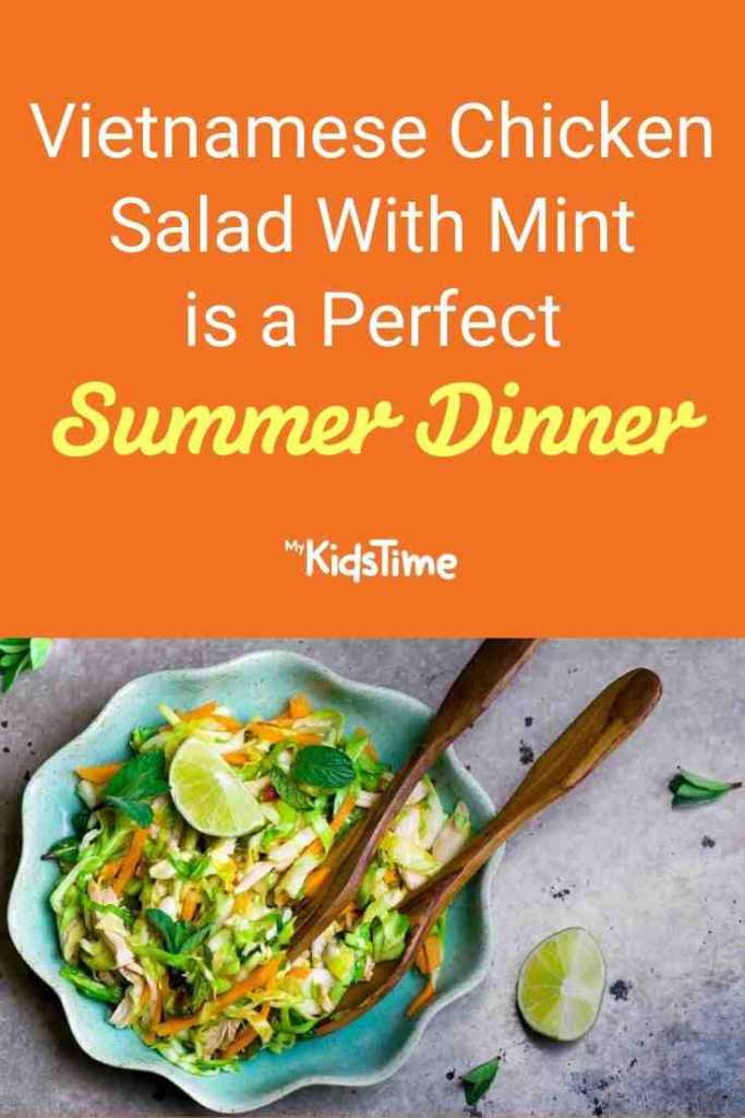 Vietnamese Chicken Salad With Mint is a Perfect Summer Dinner