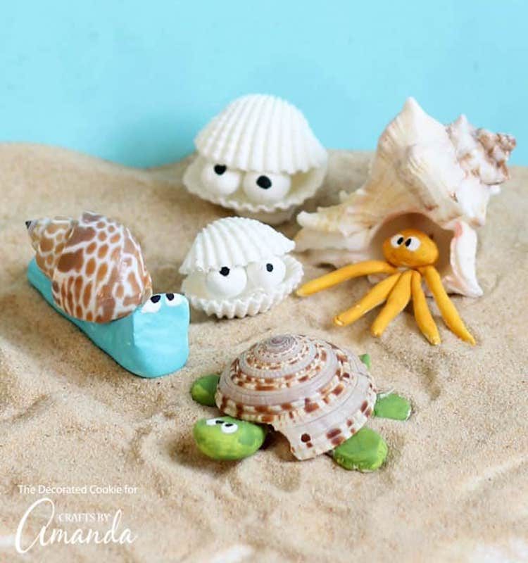 shell crafts for kids