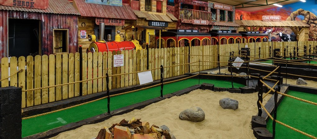 Kildare Farm Foods railway and crazy golf