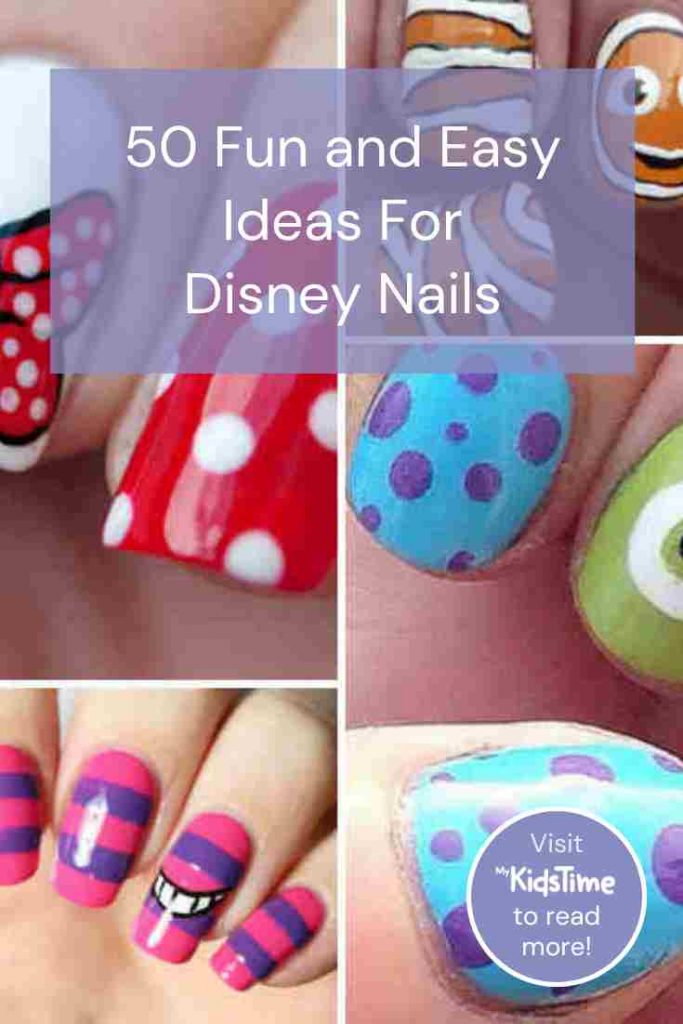 50 Fun and Easy Ideas For Disney Nails