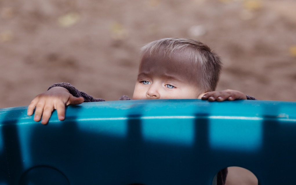 child at playground best playgrounds in Ireland