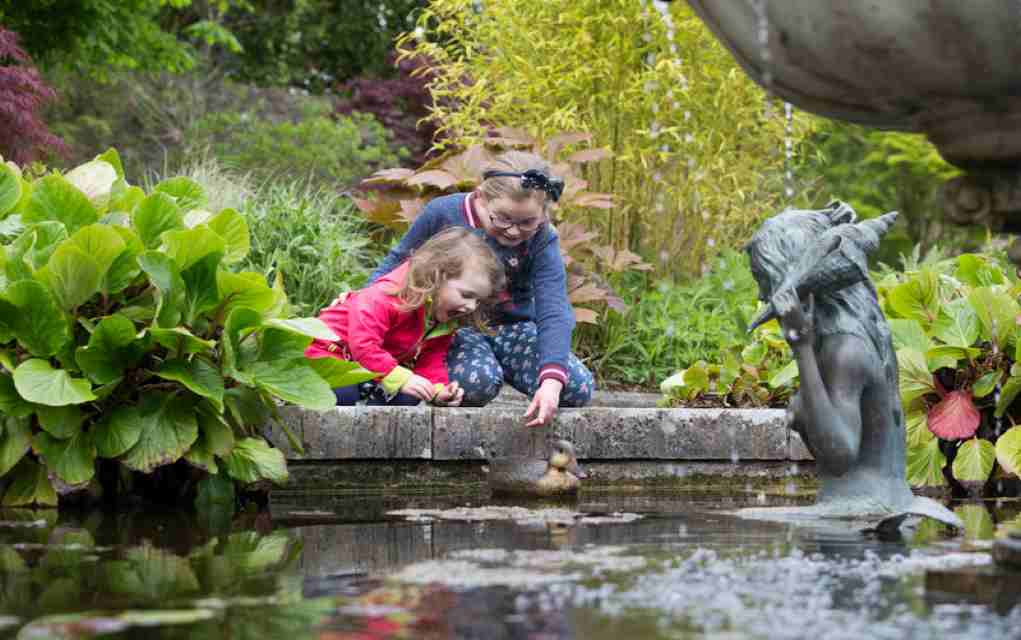 girls at Belvedere House and Gardens