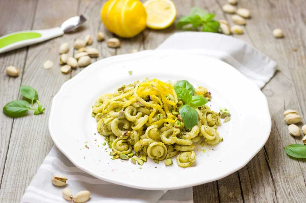 pasta with pesto