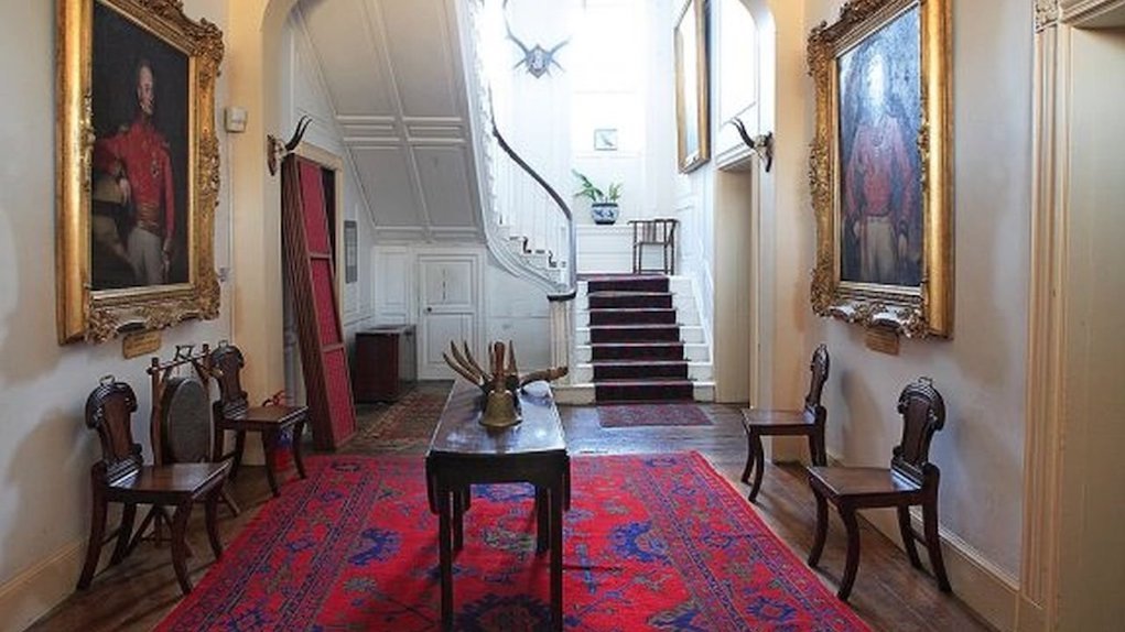 hall with antlers at Strokestown Park House hall with antlers at Strokestown Park House fun things to do with kids in Roscommon