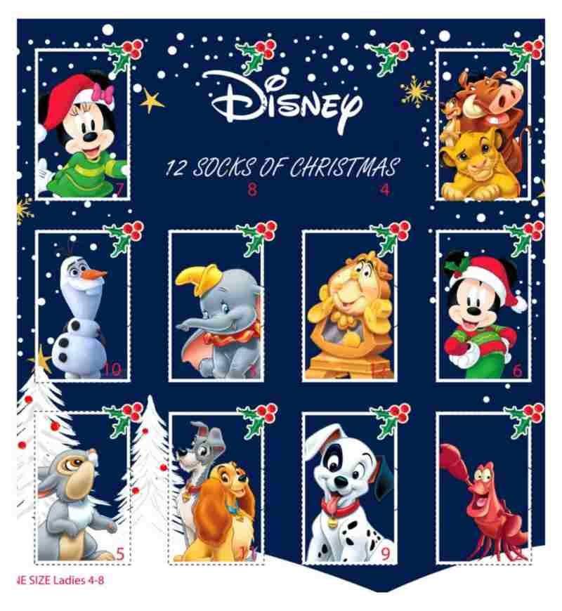 disney sock advent calendar