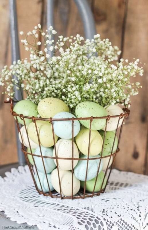 Easter floral eggs – the casual craftlete easy easter table ideas