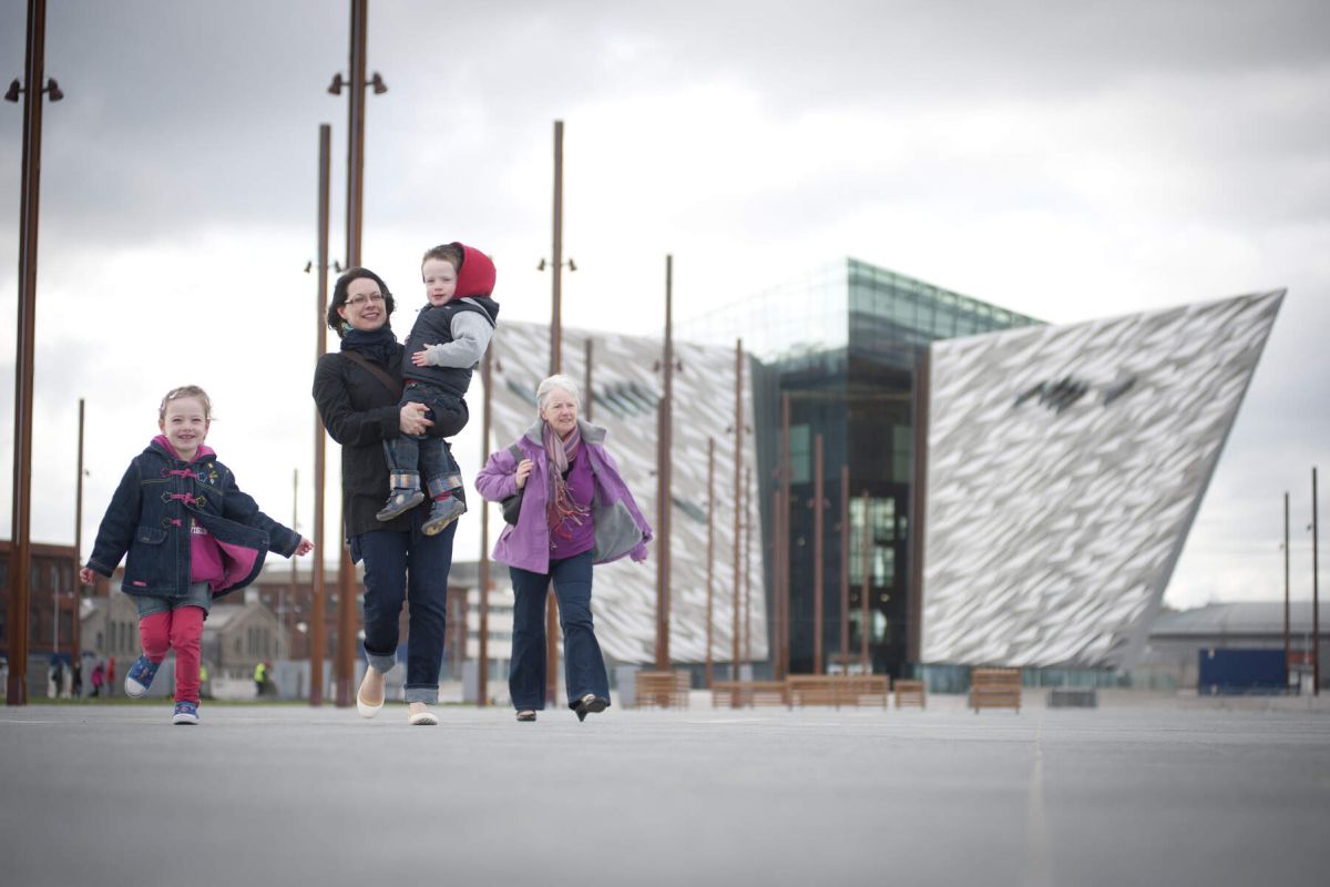 Family Day Out At Titanic Belfast titanic belfast