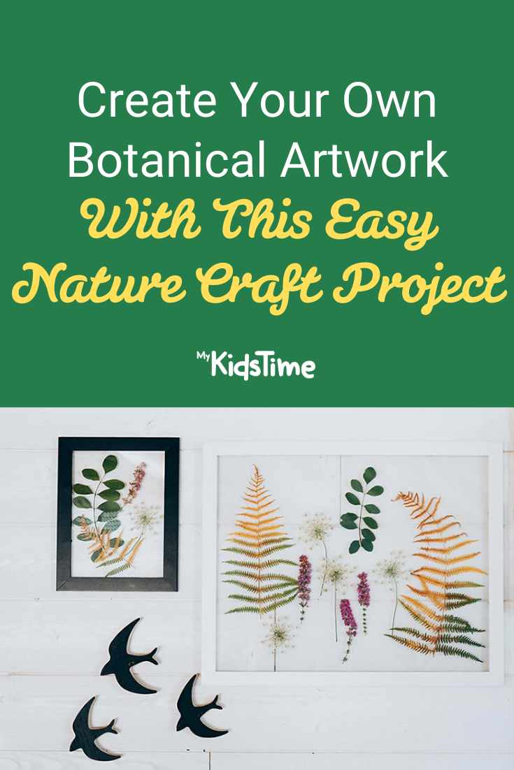 Create Your Own Botanical Artwork With This Easy Nature Craft Project - Mykidstime