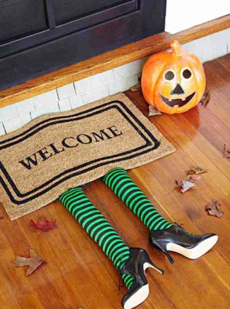 witches leg doormat