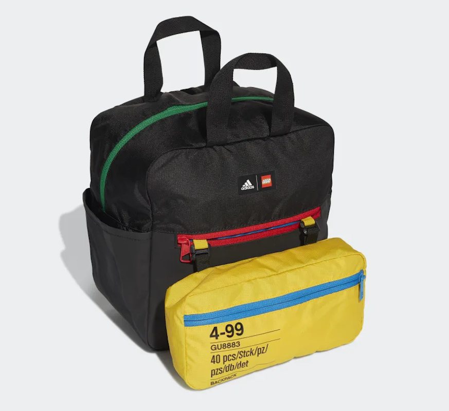 Adidas x Classic LEGO Backpack for lego gift ideas