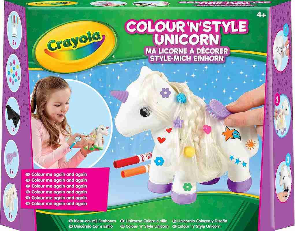 Crayola colour n style unicorn Hot toys for Christmas 2023