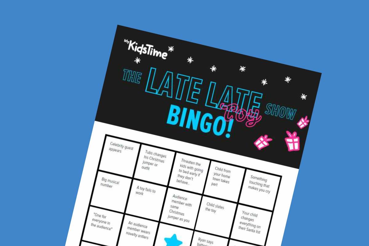 Late Late Toy Show Bingo Lead - Mykidstime