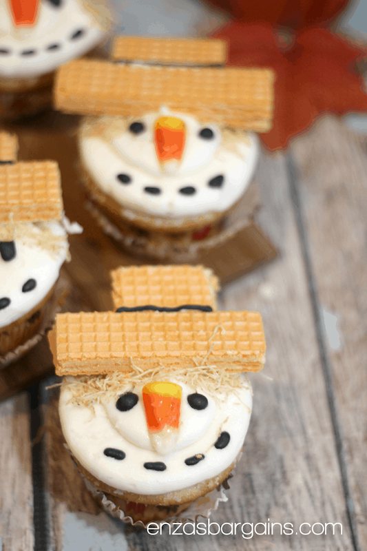 Scarecrow cupcakes