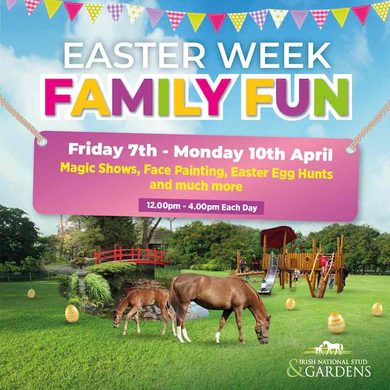 Easter events for families at The Irish National Stud and Gardens